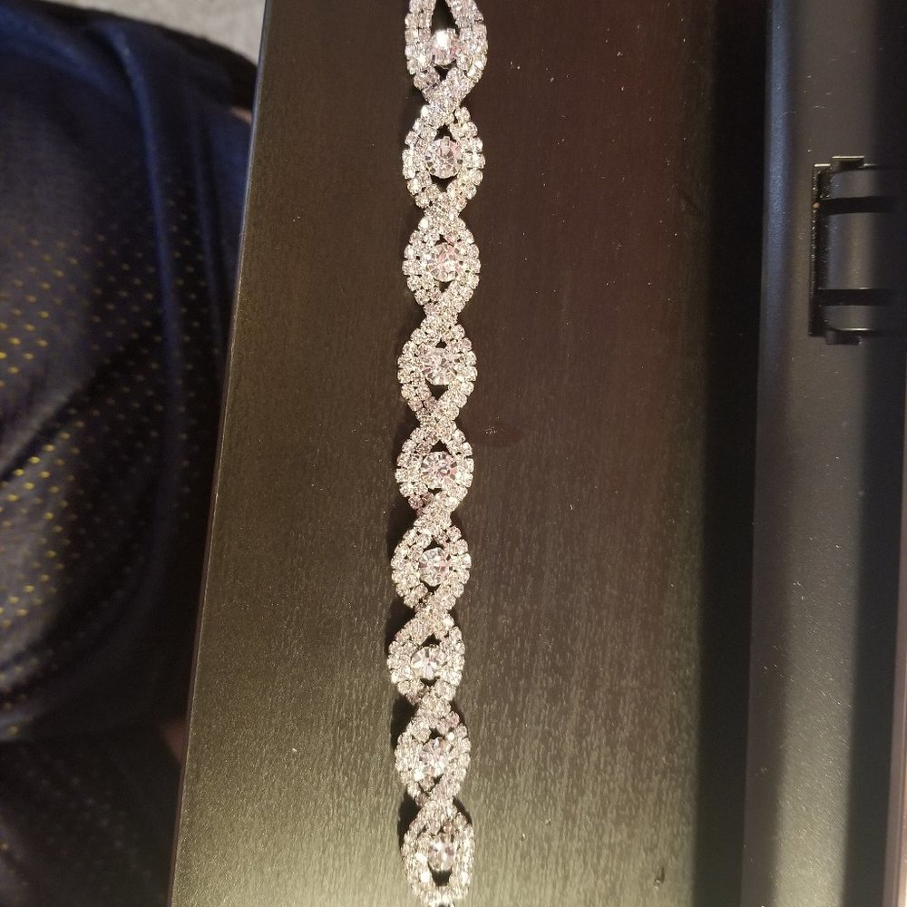 Beautiful David's Bridal wedding bracelet